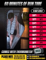 TUNDRA HUT XL Portable Home Sauna for Wellness & Relaxation | Steam-Heated Hexagon Model | 60-Min Rapid Steam Room Generator, Floor Mat, Towel, Chair & More | 2-Min Setup | USA Athlete Founded (THSX1) TUNDRA TRIBE