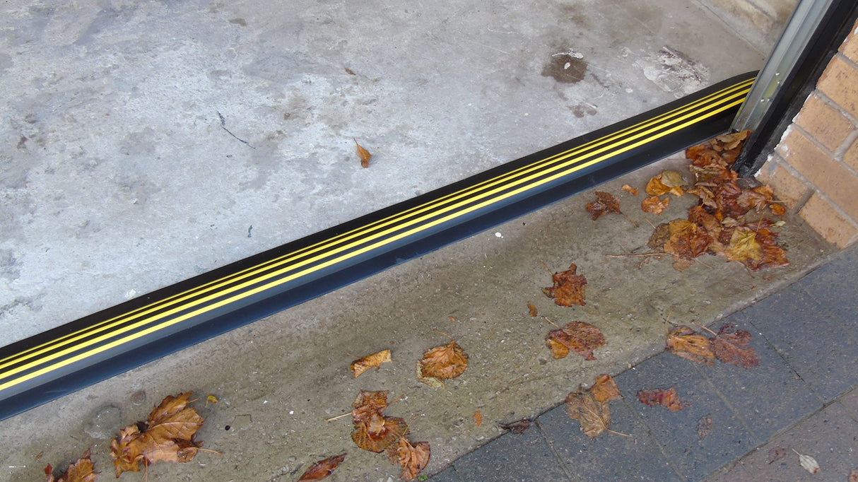 1 ¼” High Garage Door Threshold Seal Kit 10'3" Length | Flexible PVC | Complete Kit Includes 1 Adhesive | GaraDry GARADRY