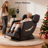 2025 Massage Chair Full Body, Zero Gravity Shiatsu Massage Chair Recliner - Upgraded 10-Point Roller, Heating, Airbags, Foot Roller, Bluetooth, Back Pain Relief, Gift for Parent (Classic Black) VUYSUYVY