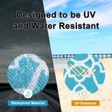 HEBE Outdoor Rug Waterproof 6x9, Plastic Straw Rug Camping Rug, Reversible Outdoor Patio Rugs RV Mat Clearance, Indoor Outside Floor Carpet for Porch,Deck,Camper,Balcony,Backyard HEBE