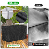 Iptienda Patio Bar Table Cover for Outdoor Console/Buffet Table, 50 Inch Waterproof Prep Table Cover for Grill Cart, Stainless Steel/Metal Table-50"L x 34"W x 36"H Iptienda