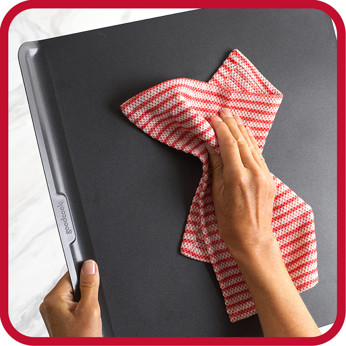 GoodCook AirPerfect Non-Stick Air Insulated 16” x 14” Cookie Sheet - Carbon Steel Cooking Pans, No Burn Insulation Bakeware, Cookie Sheets for Baking, Oven Pan Set GoodCook