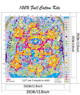 Christmas Stamped Cross Stitch Kits - Needlepoint Counted Cross Stitch Kits for Beginner Adult Crossstitching Printed Dimensions Snowman Patterns Stitch Embroidery Kits Arts and Crafts Paintcolor