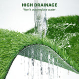 LOOBANI Synthetic Artificial Turf Roll, Artificial Grass for Dog Potty with Drainage Holes, Fake Grass Rug for Garden Landscape Balcony Patio Backyard Decoration (4 Feet x 6 Feet) LOOBANI