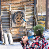 Throwing Axes and Tomahawks Double Sided Set,10 inch Full Tang Stainless Steel,Protective Nylon Sheath,Throwing Hatchet for Competition and Recreation,Throwing Axe 3 Pack WLQiu