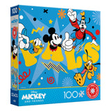 Ceaco - Disney - Mickey and Friends - Mickey and Pals - Foil Puzzle -100 Piece Jigsaw Puzzle Ceaco