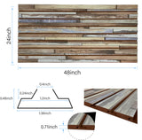 2-Pack Slatwall Panels – 2x4 ft Natural Oak Finish Display Boards – Heavy-Duty Wall Panels for Retail, Garage, Office & Home Organization – Easy-to-Install Storage System WISDOMFUR