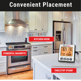 ThermoPro TP16S Digital Meat Thermometer for Cooking and Grilling, BBQ Food Thermometer with Backlight and Kitchen Timer, Grill Temperature Probe Thermometer for Smoker, Barbecue, Oven, Baking,Oil ThermoPro