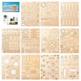 RUIFAM 3D Wooden Puzzles for Adults, SkyCity Music Box Model Kit, 600+ Pcs Cityscape Design, Challenging Mechanical DIY Craft, STEM Toy and Unique Gift for All Occasions RUIFAM