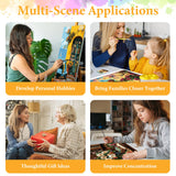 Paint by Numbers Kit for Adults Beginner Religious Cross, Flower Adult Paint by Number Kits on Canvas, Jesus DIY Acrylic Oil Painting by Numbers for Adults, Perfect for Home Wall Decor 16X16 Inch Okarina