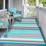 Outdoor Patio Rug Waterproof Camping - 5x8 ft Outdoor Plastic Straw Rug Area Carpet Clearance for Outside, Porch, RV Camper, Picnic, Balcony & Backyard, Patio Decor, Clearance Kalafun