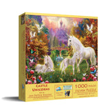 SUNSOUT INC - Castle Unicorns - 1000 pc Jigsaw Puzzle by Artist: Jan Patrick Krasny - Finished Size 20" x 27" - MPN# 15963 SunsOut