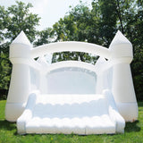 Bounceland Party Castle Daydreamer Cloud Bounce House, 16.4 ft L x 13.1 ft W x 9.3 ft H, Basketball Hoop, UL Strong Blower Included, Trendy Pastel Color, Fun Slide & Bounce Area, Castle Theme for Kids Bounceland