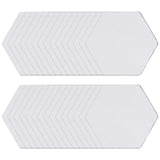 HARFINGTON 30pcs Sublimation Coasters Blanks 4 Inch Hexagon Shape Car Coasters Sublimation Blanks Heat Transfer Painting Cup Mat Pad for DIY Crafts Cup Coasters HARFINGTON