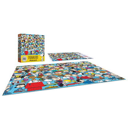 RoseArt - Peanuts - Peanuts Cast of Characters - 300 Piece Jigsaw Puzzle for Adults