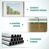 YITAHOME 20x40FT Party Tent Heavy Duty Wedding Tent Event Shelters Outdoor Canopy Upgraded Galvanized Steel Carport with Removable Sidewall Windows for Commercial and Parties (White) YITAHOME