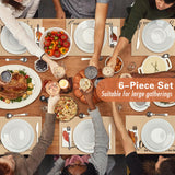 Farmhouse Placemats Set of 6 Linen Placemats 18x12'' Rustic Table Mats with Sayings Housewarming Gifts Country Tablemats Washable Cloth Place Mats for Farmhouse Table Setting(Khaki) Hahafelt