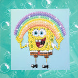DIAMOND DOTZ Spongebob - Rainbow Diamond Painting Kits for Adults - Diamond Art Kits a Relaxing Creative Craft Kit with Dotz Gems DIAMOND DOTZ