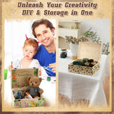 HIPNOOK Unfinished Wood Boxes Large Wooden Boxes with Hinged Lid – 12 x 9x5 Inch Keepsake Box-Memory Box for Crafts, Storage, Gifts, Jewelry,Decor,DIY/Arts/Painting HIPNOOK