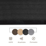 VICLLAX 90% Shade Fabric Sun Shade Cloth Privacy Screen with Grommets for Patio Garden Pergola Cover Canopy 16x20 FT, Black VICLLAX