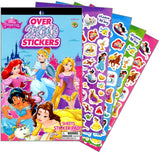 Disney Princess Series Sticker Book Over 200+ - Perfect for Gifts, Party Favor, Goodies, Reward, Scrapbooking, Stocking Stuffer, Children Craft, Classroom, School for Kids Girls, Boys, Toddlers Disney
