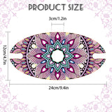 Diamond Painting Wine Glass Rack, DIY Pink Wine Glass Holder Storage Diamond Art Acrylic Organizer Stemware Rack for Bar Kitchen Cabinet (Mandala Style) antor