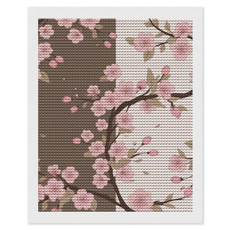 VTCTOASY Diamond Painting Kits for Adults Round 5D Diamond Art Painting Kits Romantic Cherry Blossoms DIY Full Drill Diamond Dots Paintings Picture Arts Craft for Home Wall Art Decor 16"x20" VTCTOASY