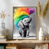 Genius maker Elephant Diamond Painting Kits for Adults, 5D Animal Diamond Art Kits for Beginners DIY Full Drill Diamonds Painting Pictures, Diamond Gem Art Painting DIY Crafts Kit Decor 12x16inch Genius maker