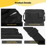 4PCS Sublimation Blanks Crossbody Bag,Sublimation Bags Messenger Bag Removable Transfer Design Sublimation Bags With Adjustable Shoulder Strap Crossbody and Shoulder DIY Gifts For Family and Friends KKSUBCA