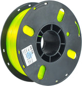 RANKI PETG Filament 1.75mm 3D Printer Filament, Dimensional Accuracy +/- 0.03 mm, 1kg Spool (Transparent Yellow) RANKI