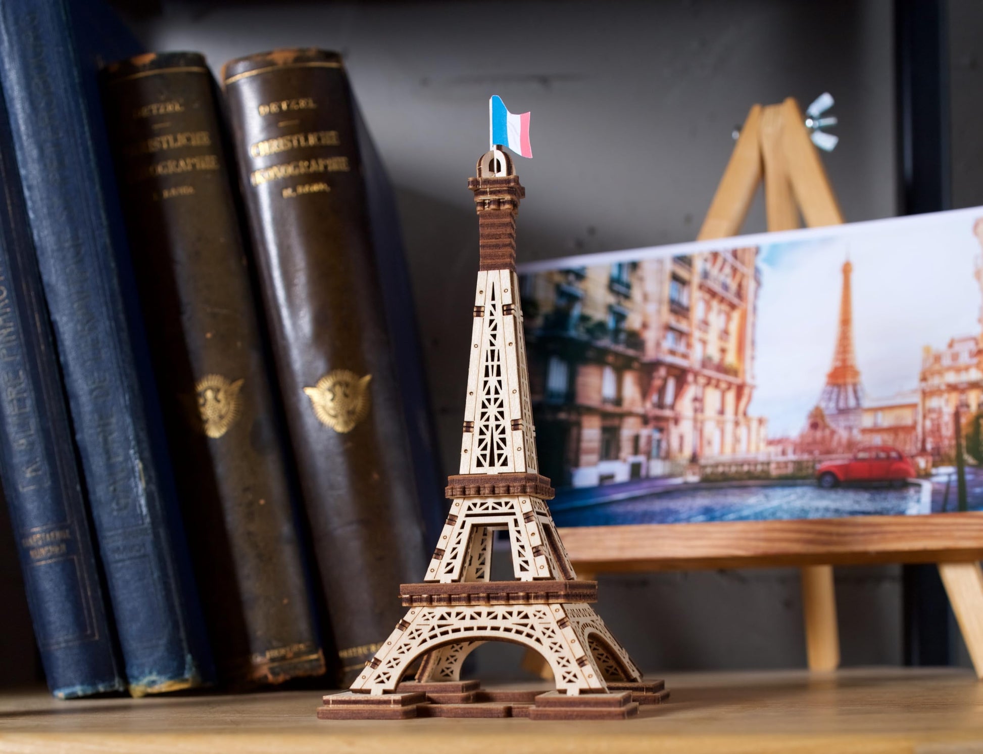 UGEARS Wooden 3D Puzzles for Adults – Paris Eiffel Tower Iconic Models for Adults to Build – Easy Assembly – Paris Puzzle Model Kit Crafts for Adults – DIY Miniature Kit 3D Puzzle – 50 Pcs - WoodArtSupply