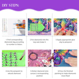 HEIBAGO 5D Special Shape Diamond Art Kits for Beginners, Dinosaurs Diamond Painting Kits for Adults, Dragons Crystal Rhinestones Diamond Painting for Home Wall Decoration Gift 12x12inch HEIBAGO
