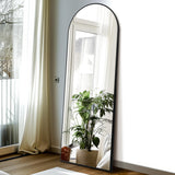 Delma Arched Mirror Full Length,Standing Mirror,Large Floor Mirror with Stand for Wall Entryway Door Bedroom Bathroom Living Room Delma