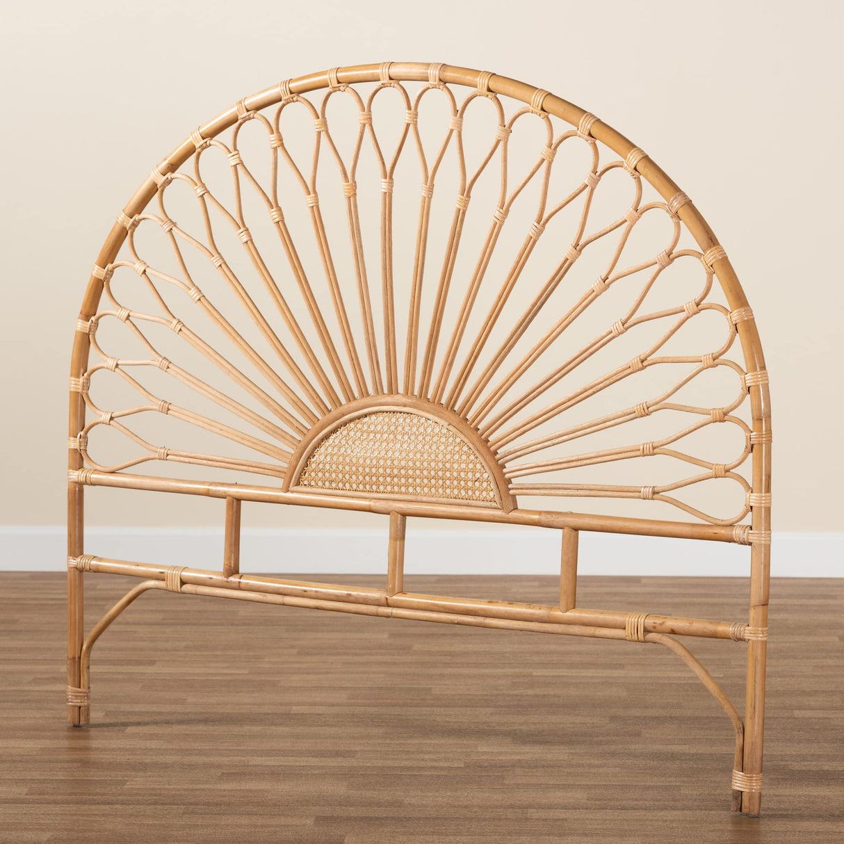 bali & pari Perenna Natural Rattan Standalone Headboard, Queen bali & pari