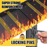 LBVSKK 7000LBS Heavy Duty Garage Shelving Units,70''W Garage Storage Shelves,Large Metal Shelf,4 Tier Adjustable Storage Rack | Industrial Shelving for Warehouse,Basement,Workshop,Shed,Black LBVSKK