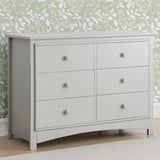 Delta Children Perry 6 Drawer Dresser - Greenguard Gold Certified, Moonstruck Grey Delta Children