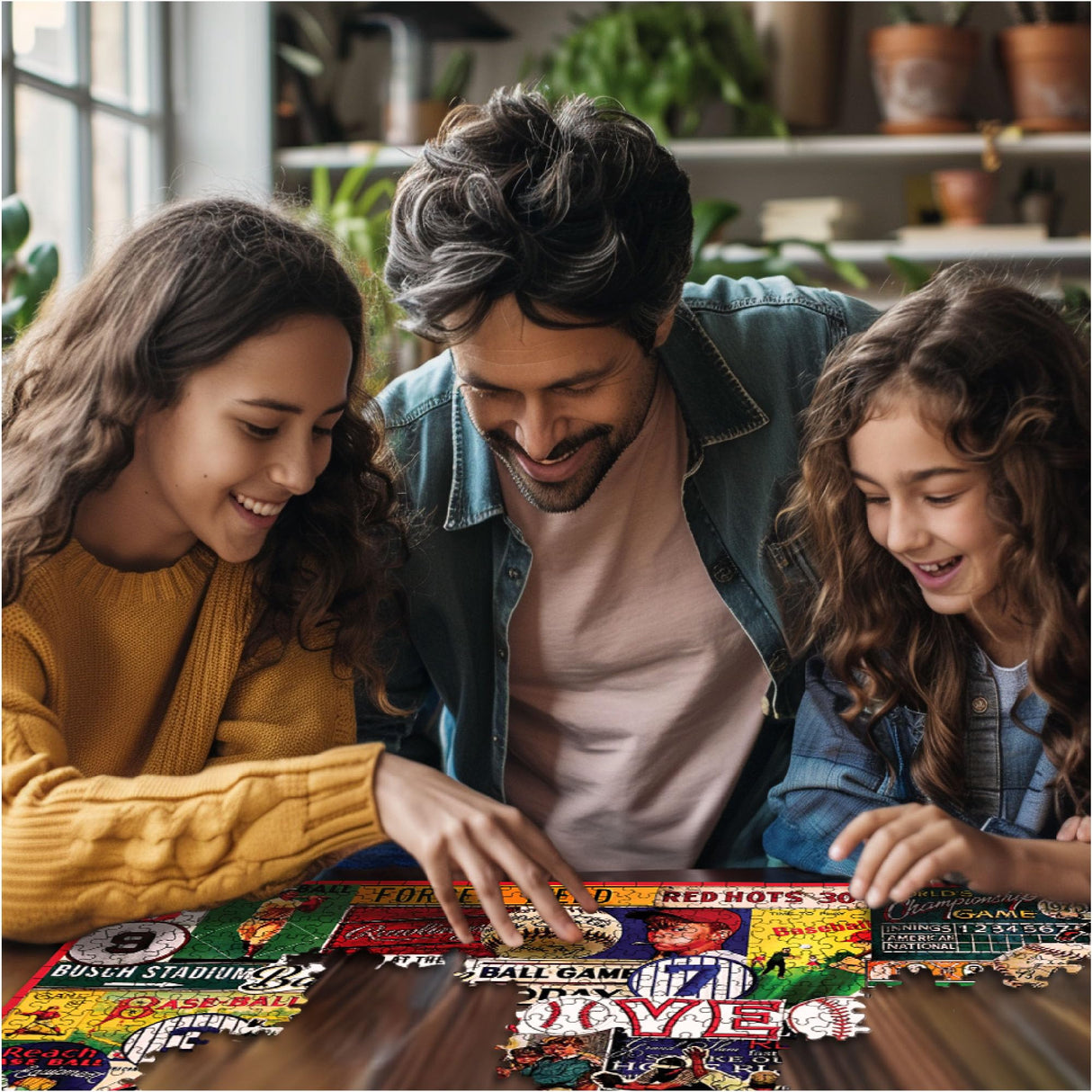 White Mountain Puzzles - I Love Baseball - 1000 Piece Jigsaw Puzzle White Mountain