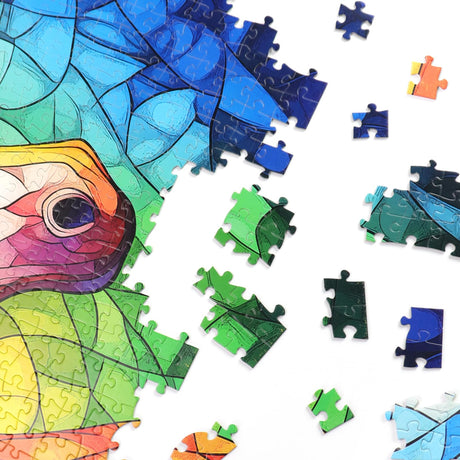 Stained Glass Puzzle Unicorn Puzzles for Adults 1000 Pieces, Colorful Mosaic Jigsaw Puzzle 1000 Pieces Design Perfect for Family Game Nights Motiloo