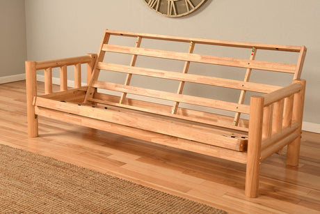 Kodiak Furniture Lodge Full-Size Traditional Solid Hardwood Frame in Natural Kodiak Furniture