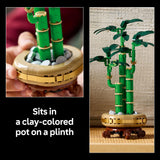 LEGO Botanicals Lucky Bamboo Building Set - Artificial Plant for Indoor Home Décor, Adults Ages 18+ - Fake Plant Decoration for Table, Desk, Office - Unique Gift for Her & Him - 10344 LEGO