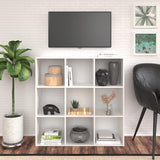 ClosetMaid 9 Cube Laminated Wood Reversible Stackable Open Bookcase Display Shelf Storage Organizer for Home and Office Organization, White ClosetMaid