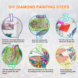 WSLWXSHM 5D Special Shape Diamond Art Kits for Beginners, Diamond Painting Kits for Adults Moon Fairy, Crystal Rhinestones Diamond Painting for Home Wall Decoration Gift 12×12inch, Elf Girl WSLWXSHM