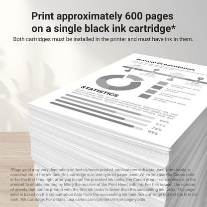 Canon PG-240 XXL Genuine Black Ink Cartridge, Compatible with MG2120/3120/4120, MX512/432/472/372/392/522/532/452, MG2220/3220/4220/3520/3620, TS5120