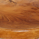 Deco 79 Rustic Teak Wood Stool Accent, Side Table 13" x 13" x 19", Brown Deco 79