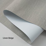 Ajadeblind Blackout Roller Shades for Windows, Thermal Insulated Pull Down Shade, Total Blackout Window Blinds for Home,Office,Bedroom,Door (Linen Beige,23''x72'') Ajadeblind