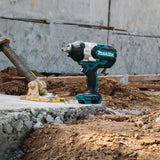 Makita XWT08Z 18V LXT® Lithium-Ion Brushless Cordless High-Torque 1/2" Sq. Drive Impact Wrench, Tool Only Makita