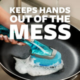 Scotch-Brite Non-Scratch Dishwand Kit, Includes 1 Dish Wand & 7 Dish Wand Sponge Refills, Best for Nonstick Pots and Pans, Keep Hands Out of the Mess, Dish Cleaning Wand, Dish Soap Wand, Dish Brush Scotch-Brite