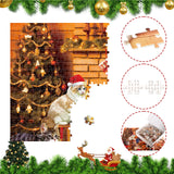 1000 Pcs Christmas Cat Jigsaw Puzzles, Challenging Puzzles Xmas Family Game Puzzles for Adults Cat Lovers Supplies Hxezoc