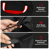 ROWYEET Grill Cover for Outdoor Grill, 420D Oxford Waterproof BBQ Covers for Outside, Anti-UV Heavy Duty Barbecue Gas Cover with Adjustable Hem for Weber Nexgrill Expert Grill and More (45"- 75", 58") ROWYEET