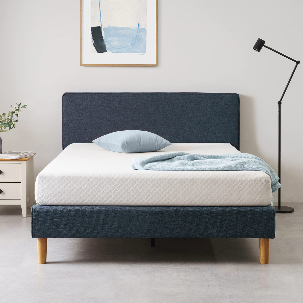 ZINUS 8 Inch Green Tea Cool Feel Memory Foam Mattress, Queen, Mattress in A Box with Compact WONDERBOX Packaging, CertiPUR-US Certified ZINUS